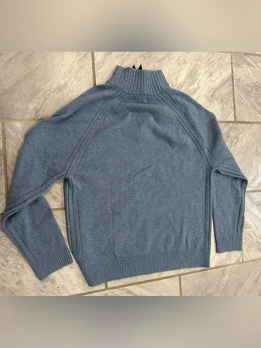 NWT Banana Republic Mens Italian Yarn Wool Pullover Knit Sweater Size XL Blue